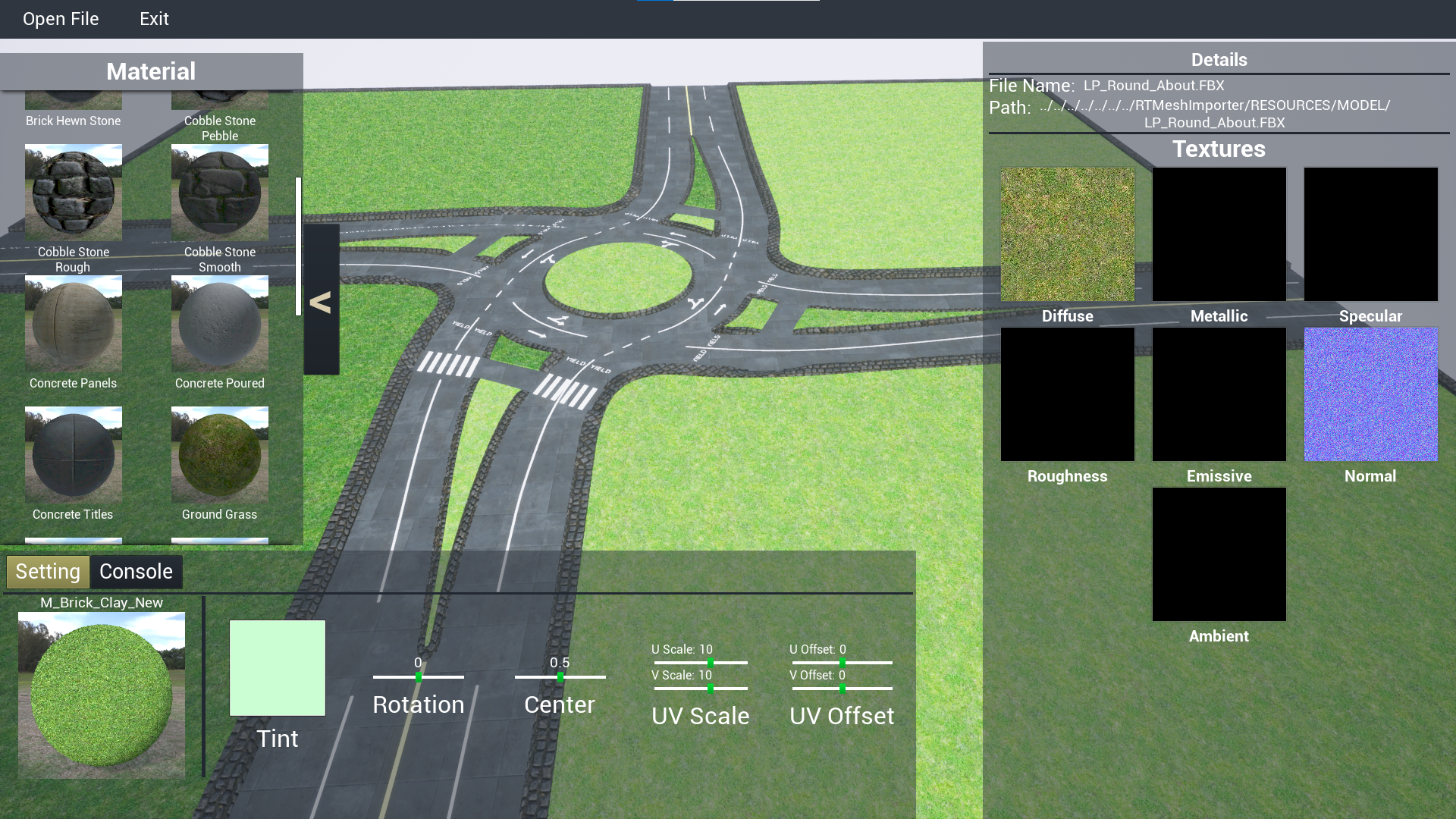 Runtime Mesh Importer
